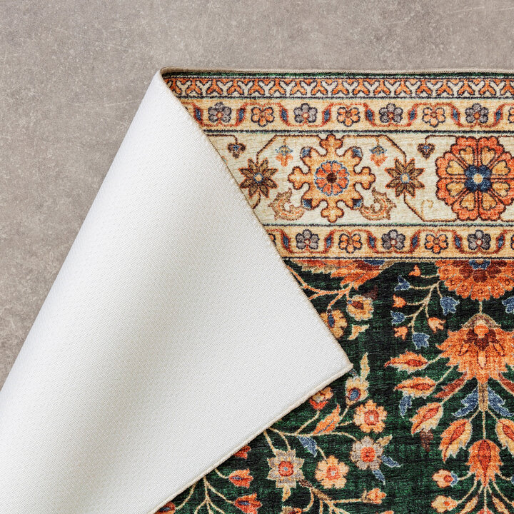 Vintage Utomhusmatta - Santo Flora Mörkgrön