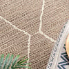 Utomhusmatta I Jute - Fora Lines Natur - thumbnail 3