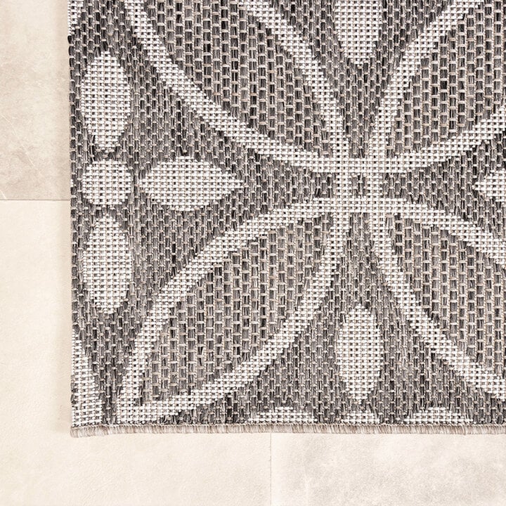 Utomhusmatta - Summer Pattern Grå