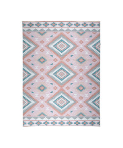 Bohemisk Utomhusmatta - Vedra Aztec Rosa