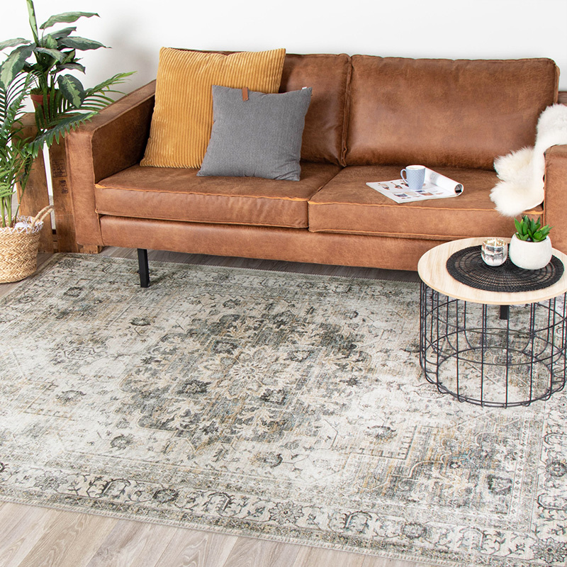 Matta I Vintagestil - Lago Grå