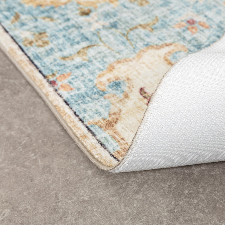 Vintage Utomhusmatta - Santo Mandala Ljusblå