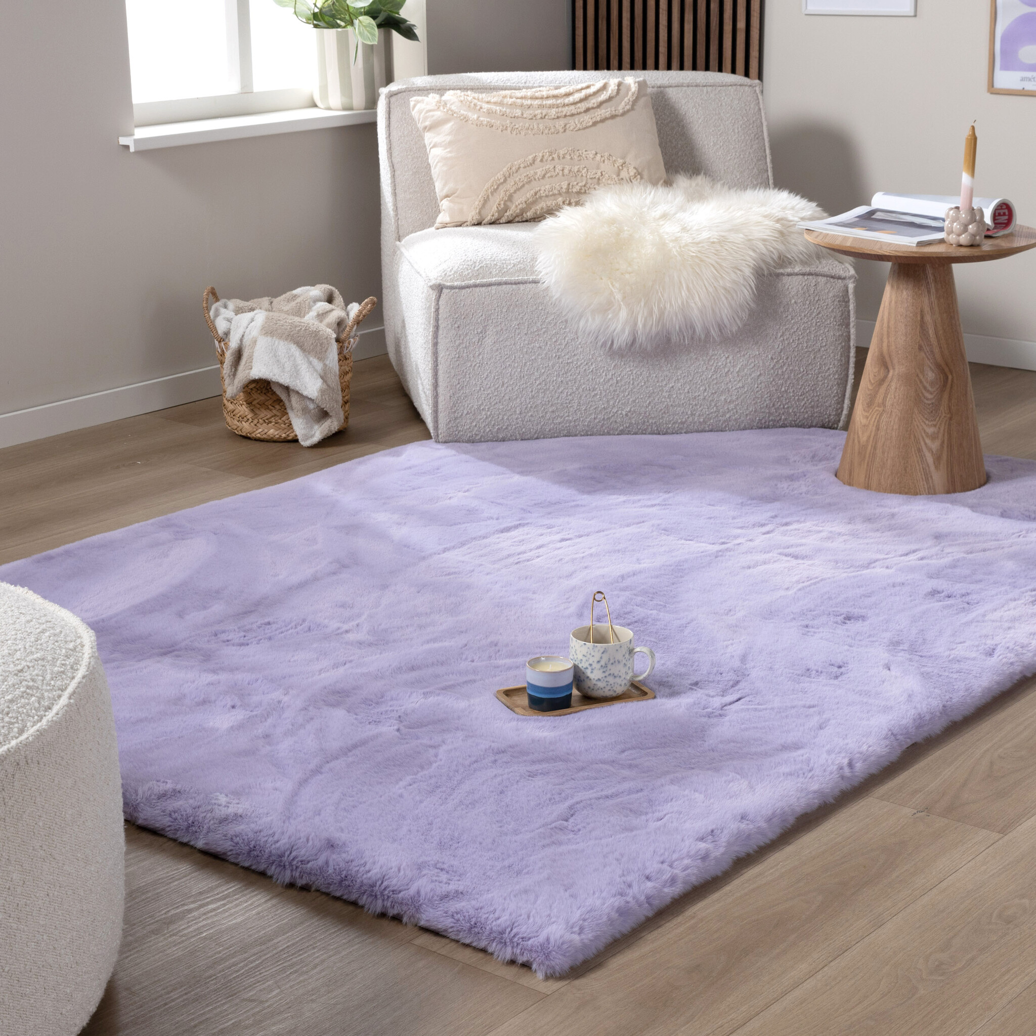 Mjuk Matta Med Hög Lugg - Comfy Supreme Lila