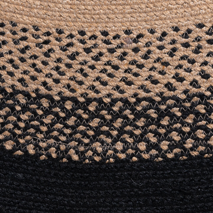 Rund Inomhus- Och Utomhusmatta - Florence Svart