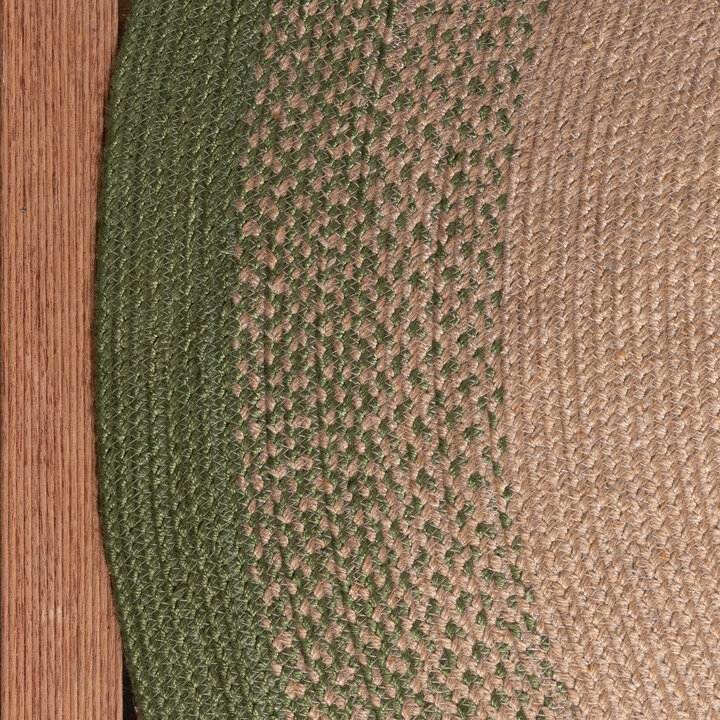 Rund Inomhus- Och Utomhusmatta - Florence Grön