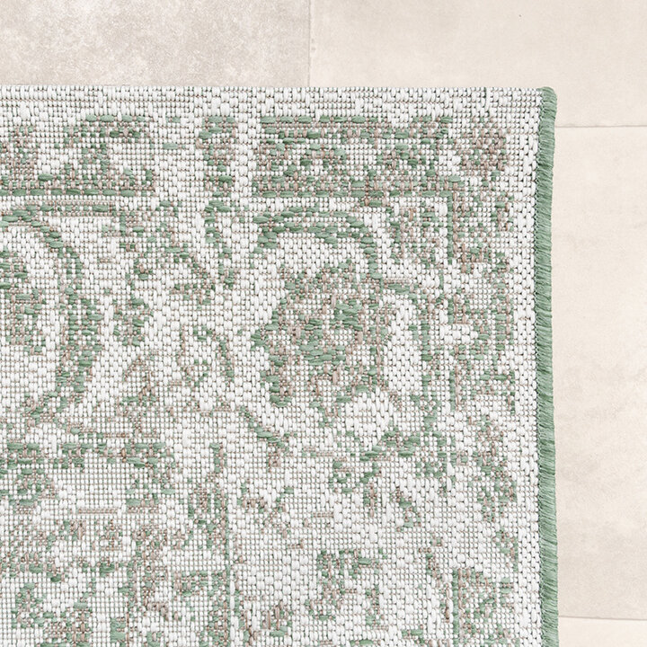 Vintage Utomhusmatta - Victoria Oriental Grön