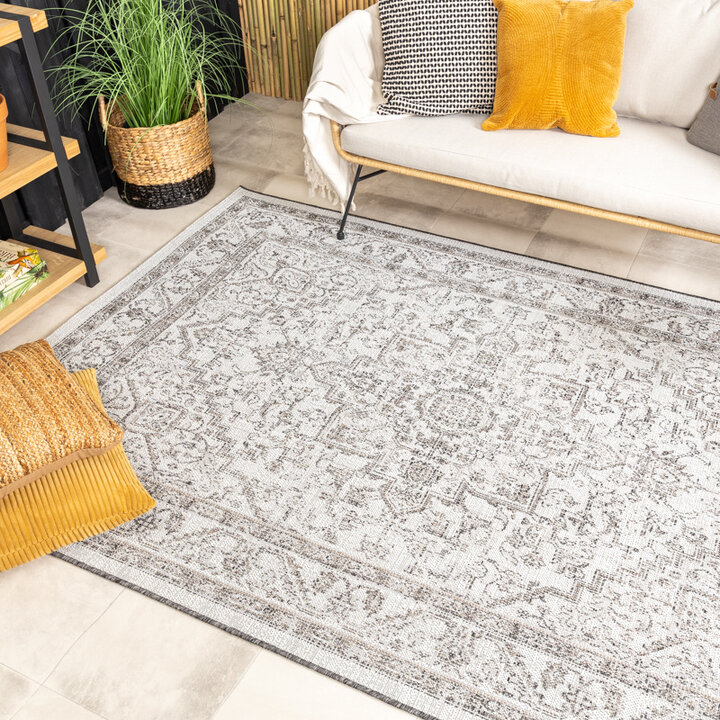 Vintage Utomhusmatta - Victoria Aztec Grå