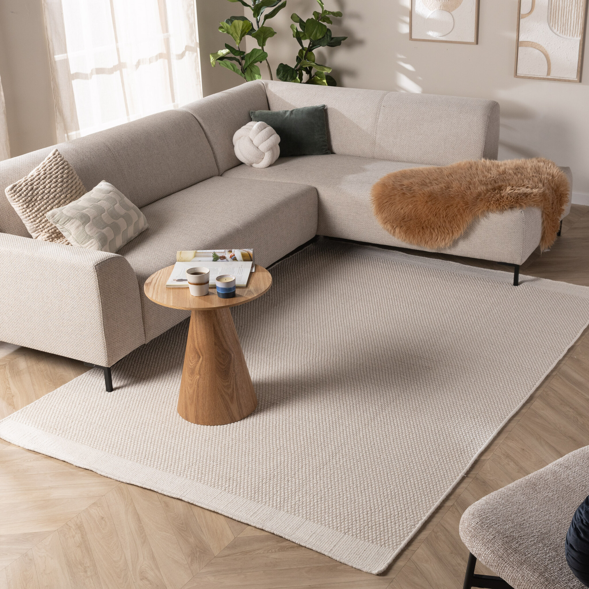 Ullmatta - Bliss Gräddvit - sfeer