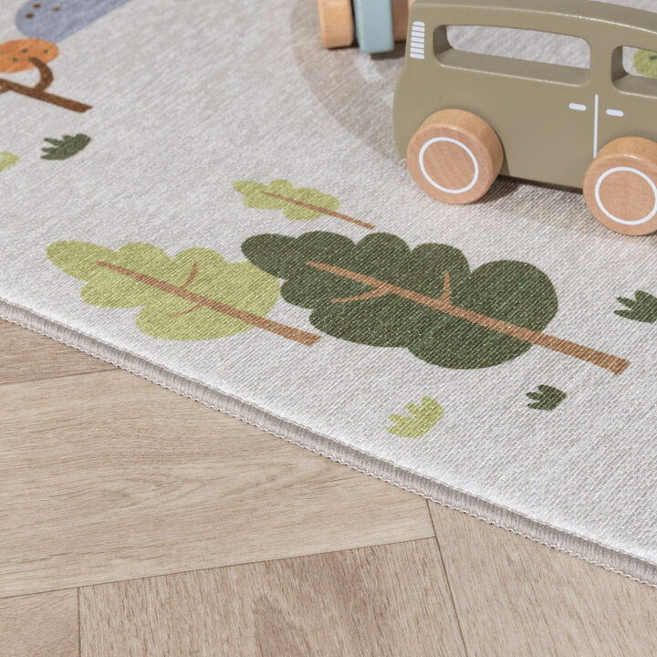 Billeksmatta - Rocky Ride Grå  