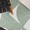 Utomhusmatta - Summer Shapes Grön - thumbnail 3