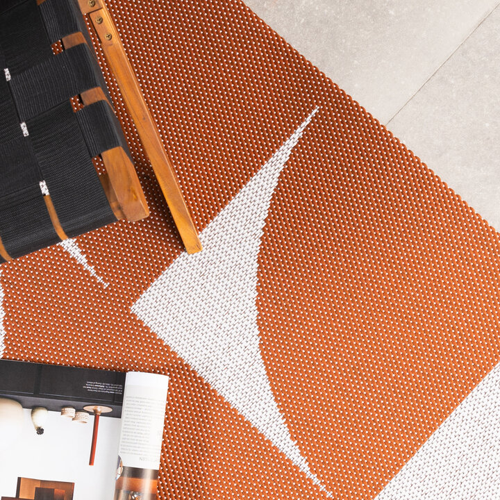 Utomhusmatta - Summer Shapes Terrakotta