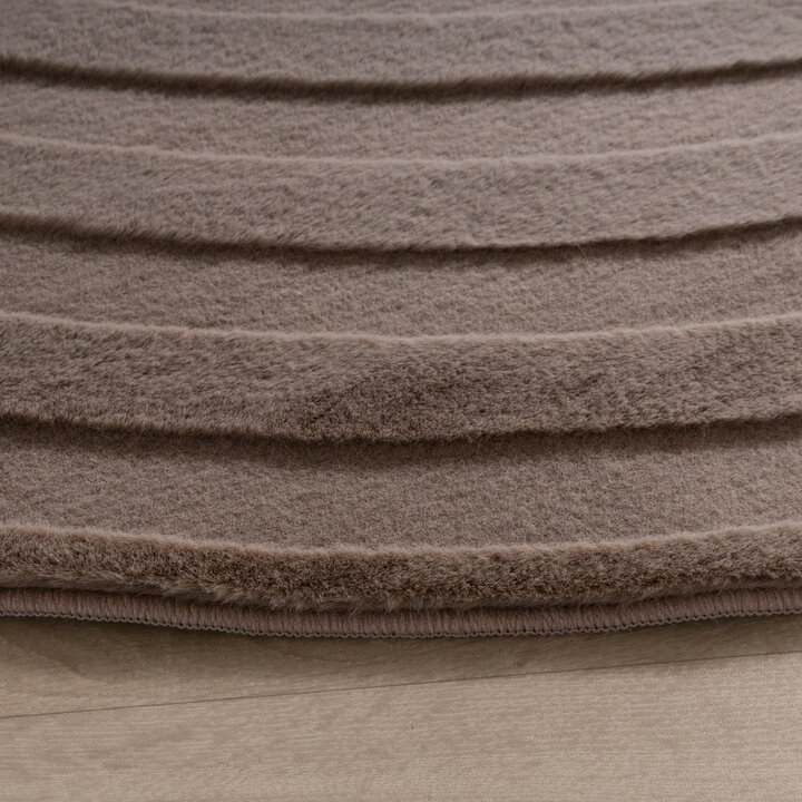 Oregelbunden Matta - Flowy Lines Taupe