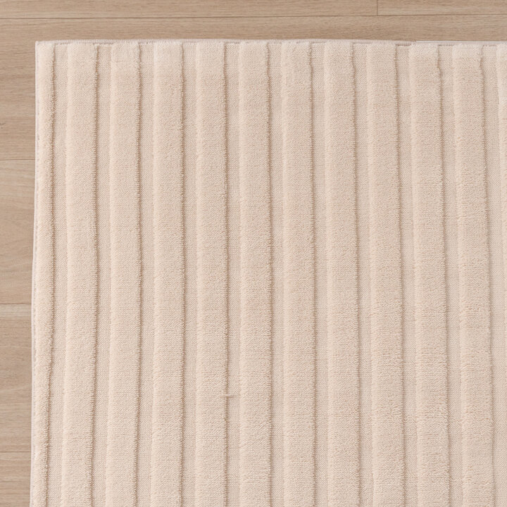 Skandinavisk Matta - Charm Curves Beige