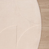 Rund Skandinavisk Matta - Charm Circles Beige - thumbnail 5