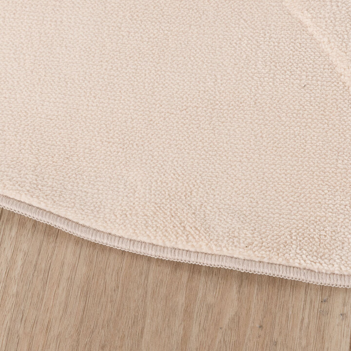 Rund Skandinavisk Matta - Charm Circles Beige
