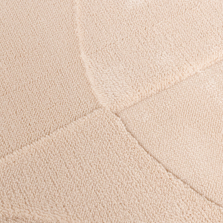 Skandinavisk Matta - Charm Circles Beige