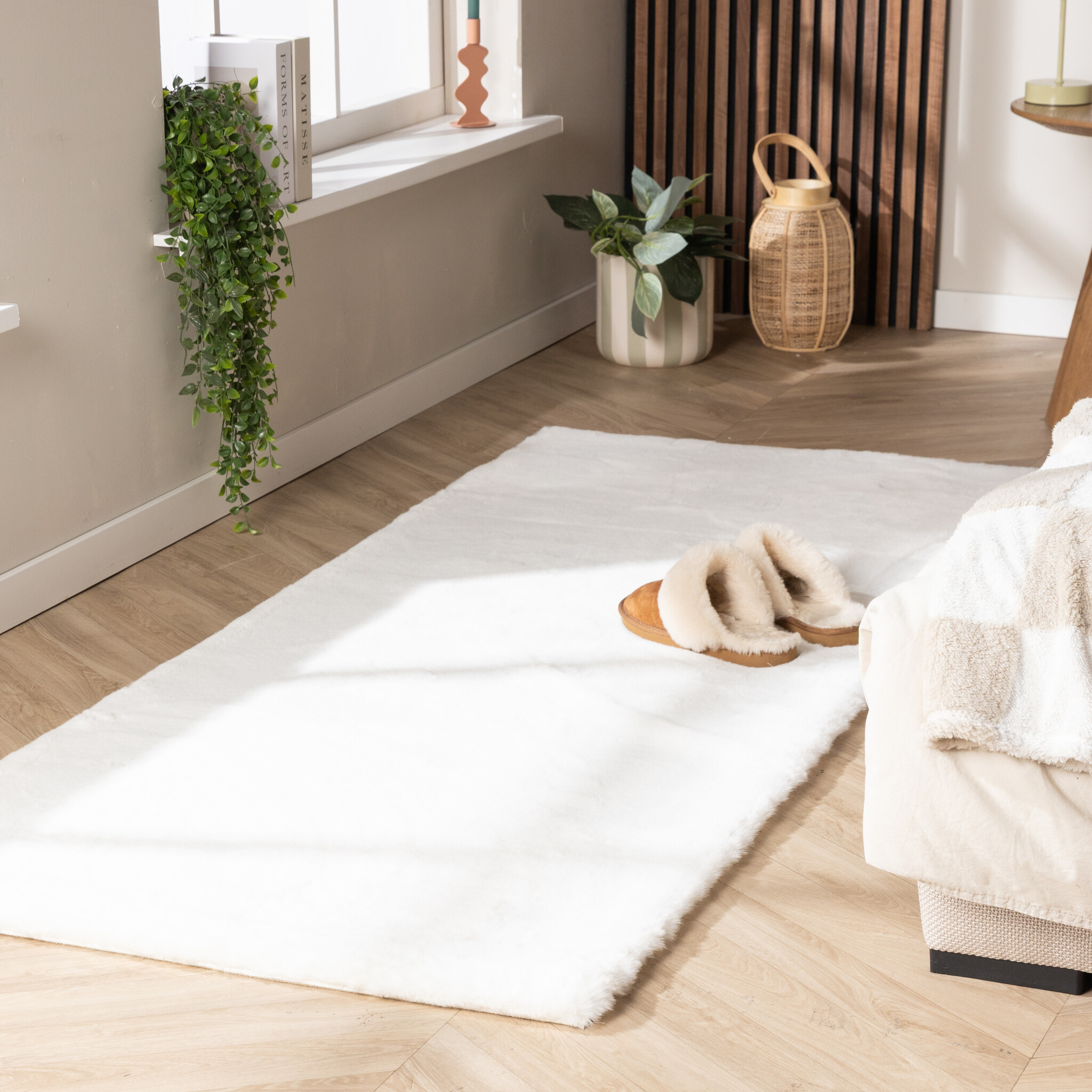 Mjuk Löpare Med Hög Lugg - Comfy Supreme Vit - sfeer