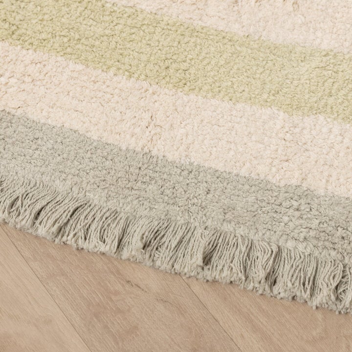 Tvättbar barnmatta - Milo Grön