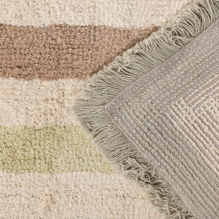 Tvättbar barnmatta - Milo Grön