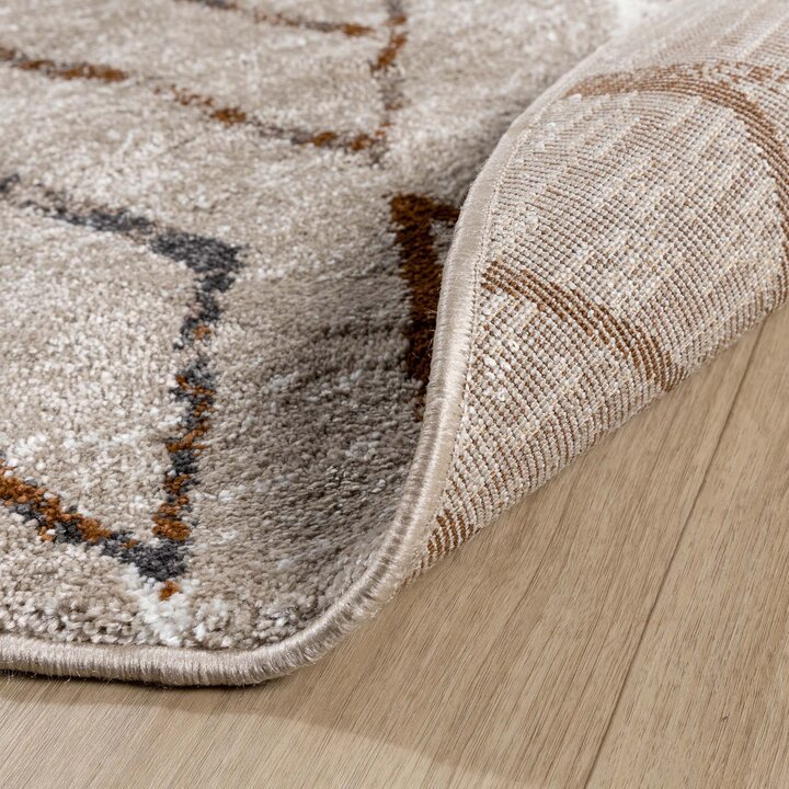 Berbermatta rund - Blend Diamond Beige
