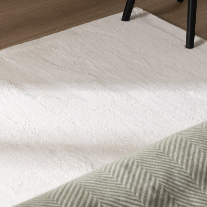 Mjuk låghårig löpare – Cosy Vit