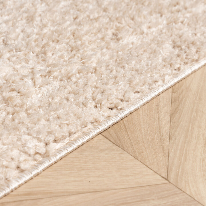 Skandinavisk matta – Lova Border Beige