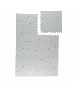 Pusselmatta Av Skum - Alfie Dots Ljusgrå