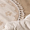 Rund tvättbar barnmatta - Moos Flower Creme - thumbnail 2