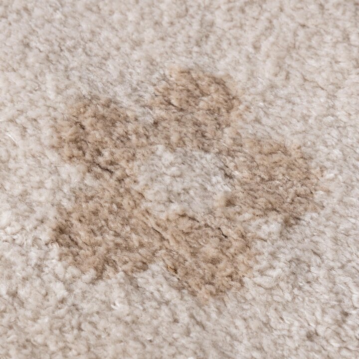 Tvättbar matta för barn - Moos Flower Creme