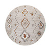 Rund berbermatta – Blend Aztec Beige - thumbnail 1