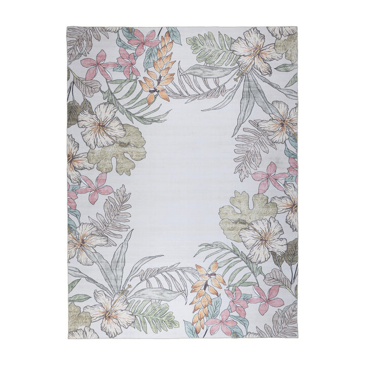 Blommor på utomhusmattan - Poppy Kräm