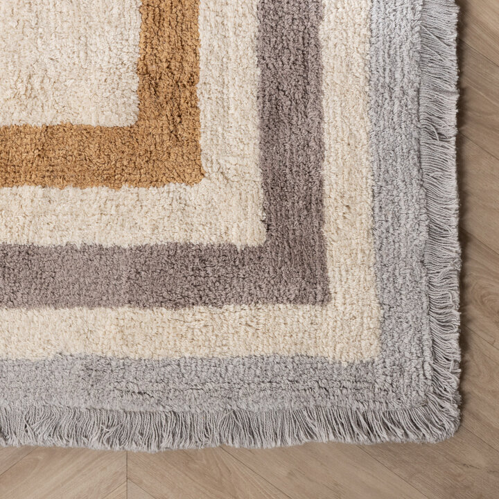 Tvättbar barnmatta – Milo Grå