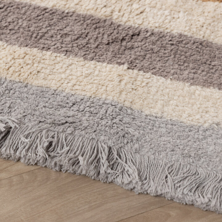 Tvättbar barnmatta – Milo Grå