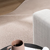 Mjuk lågpolig matta – Cozy Ripple Taupe - thumbnail 3