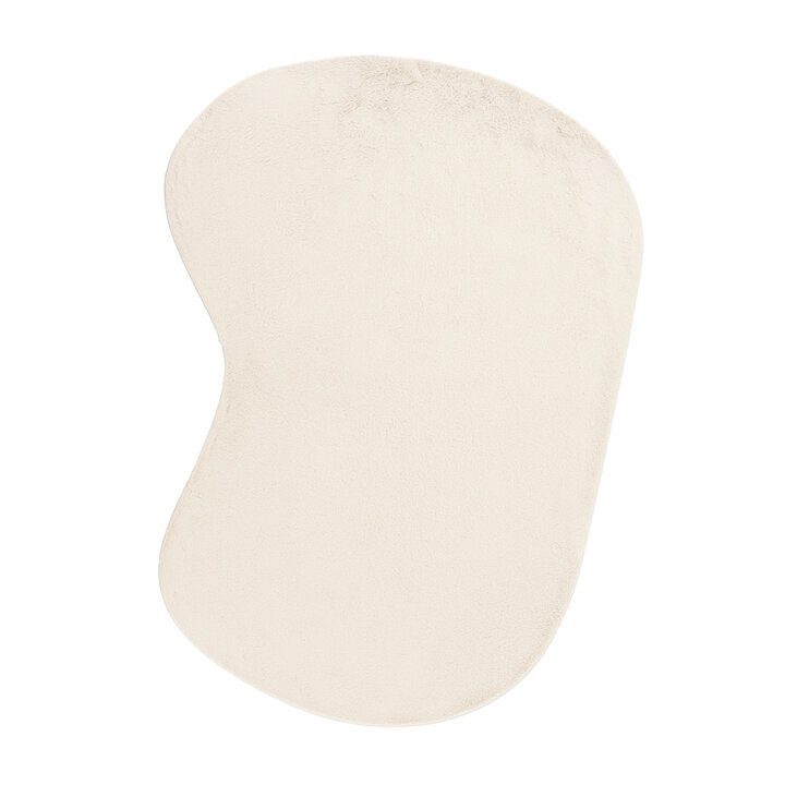 Mjuk lågpolig matta – Cozy Ripple Creme
