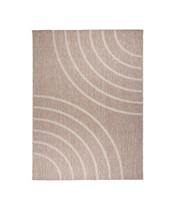 Inomhus- & Utomhusmatta – Sierra Curves Beige/Kräm