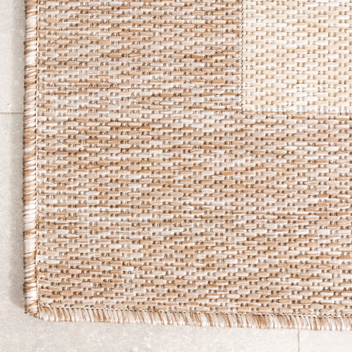 Utomhusmatta – Sierra Border Beige/Kräm
