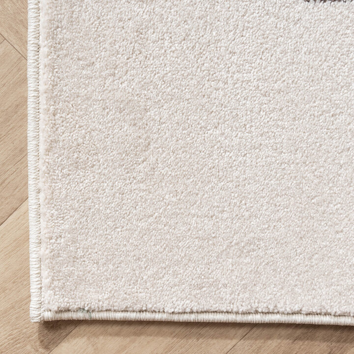 Barnrumsmatta - Bowie Auto Gräddvit