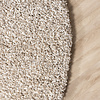 Rund höghårig matta - Yves Beige - thumbnail 4