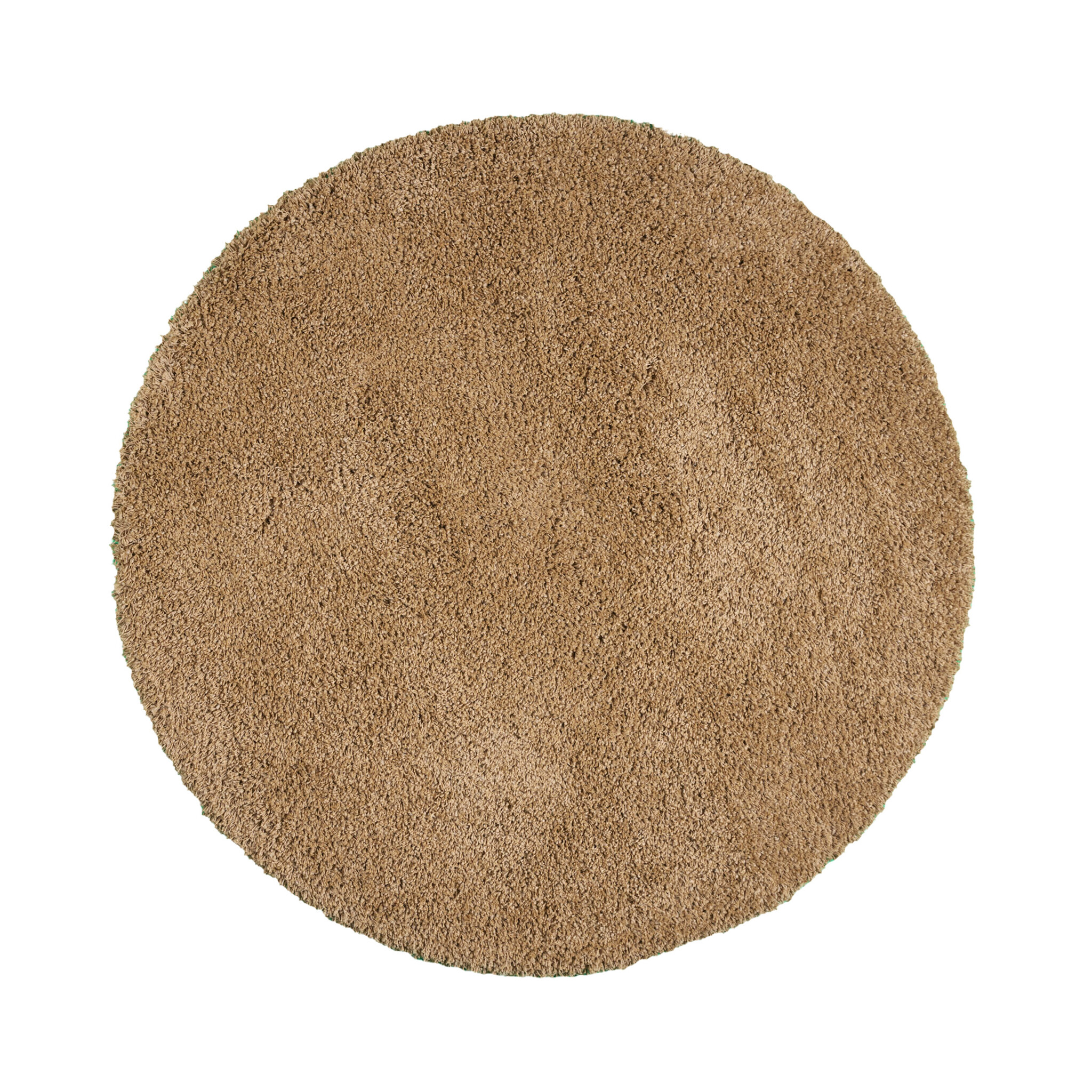 Rund lurvig matta - Yves Gold - sfeer