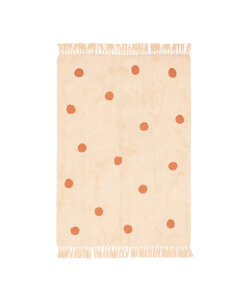 Barnrumsmatta – Lou Dots Terracotta