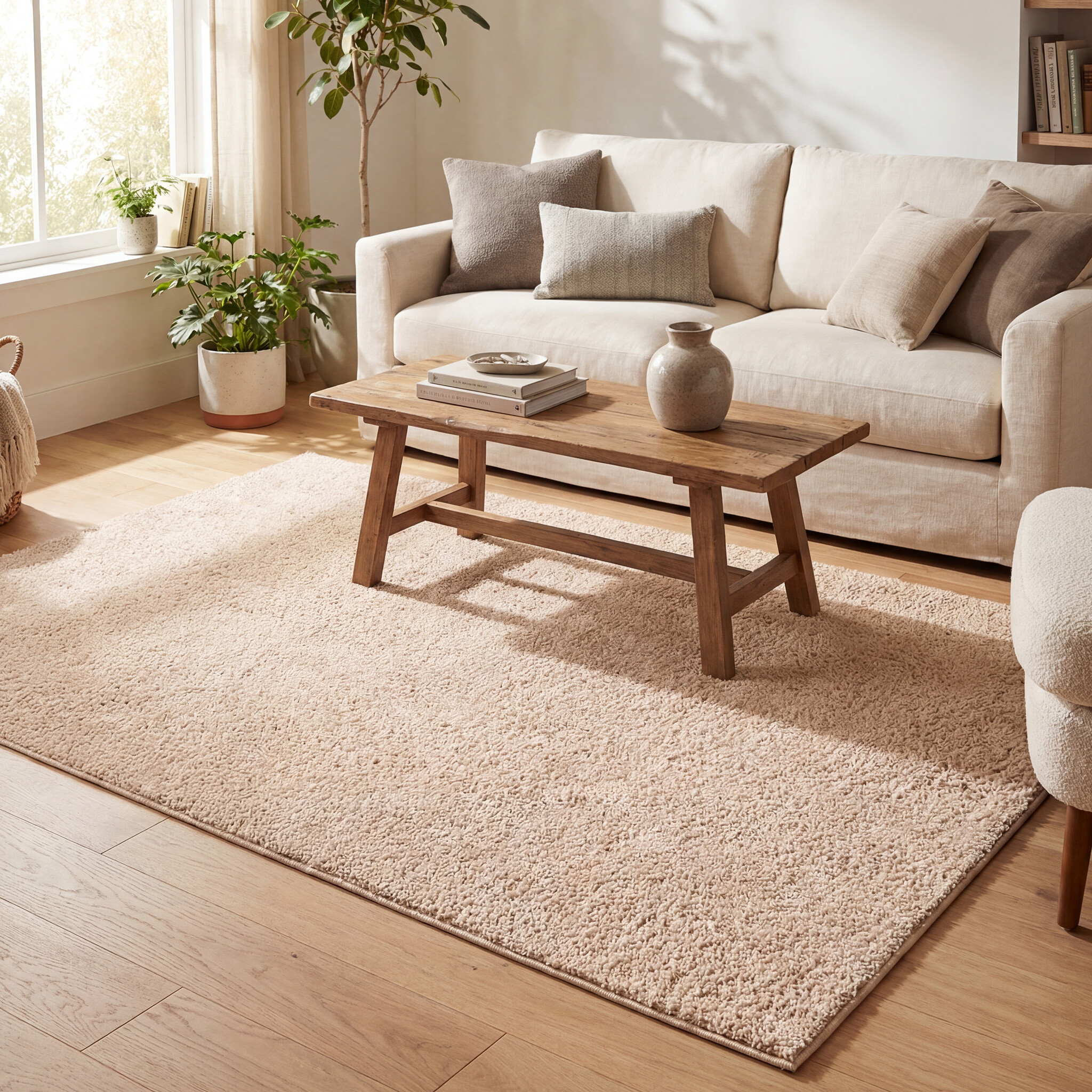 Matta Med Hög Lugg - Lofty Beige