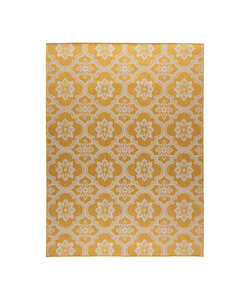 Utomhusmatta – Rio Flower Gul