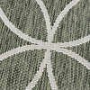 Geometrisk Utomhusmatta – Faro Ripple Grön/Vit - thumbnail 3