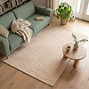 Skandinavisk matta | Charm Waves beige hos Volero - thumbnail