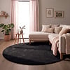 Rund matta | Cozy svart hos Volero - thumbnail