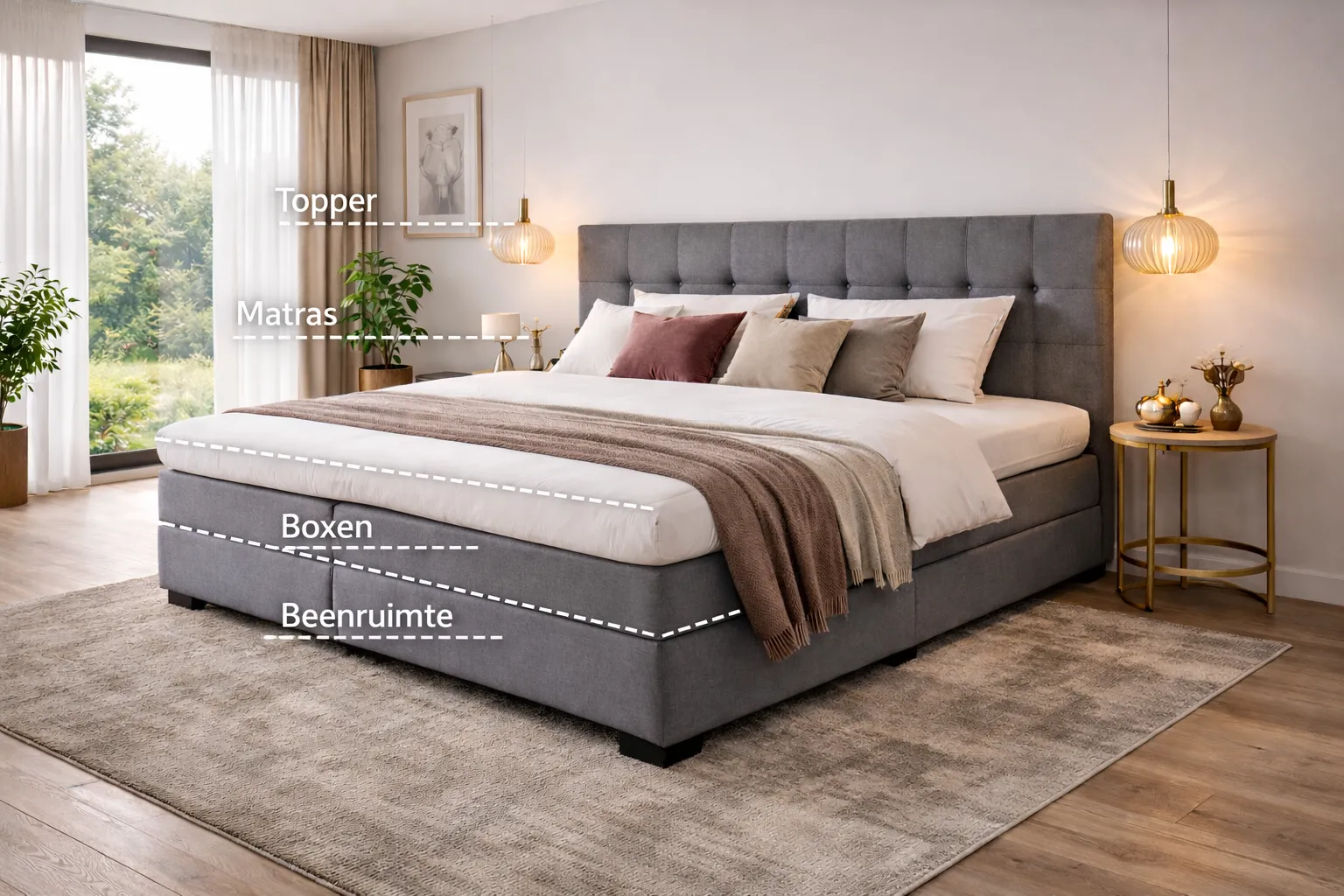 Waar moet je op letten bij het kopen van een extra lange boxspring?