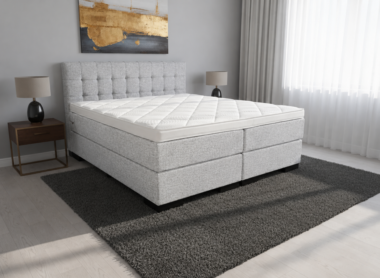 2 persoons boxspring Magnus deluxe - 180cm