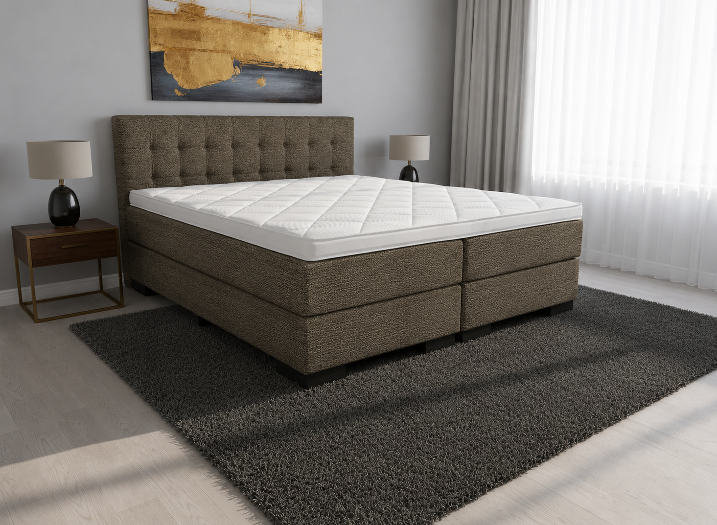 2 persoons boxspring Magnus deluxe - 180cm