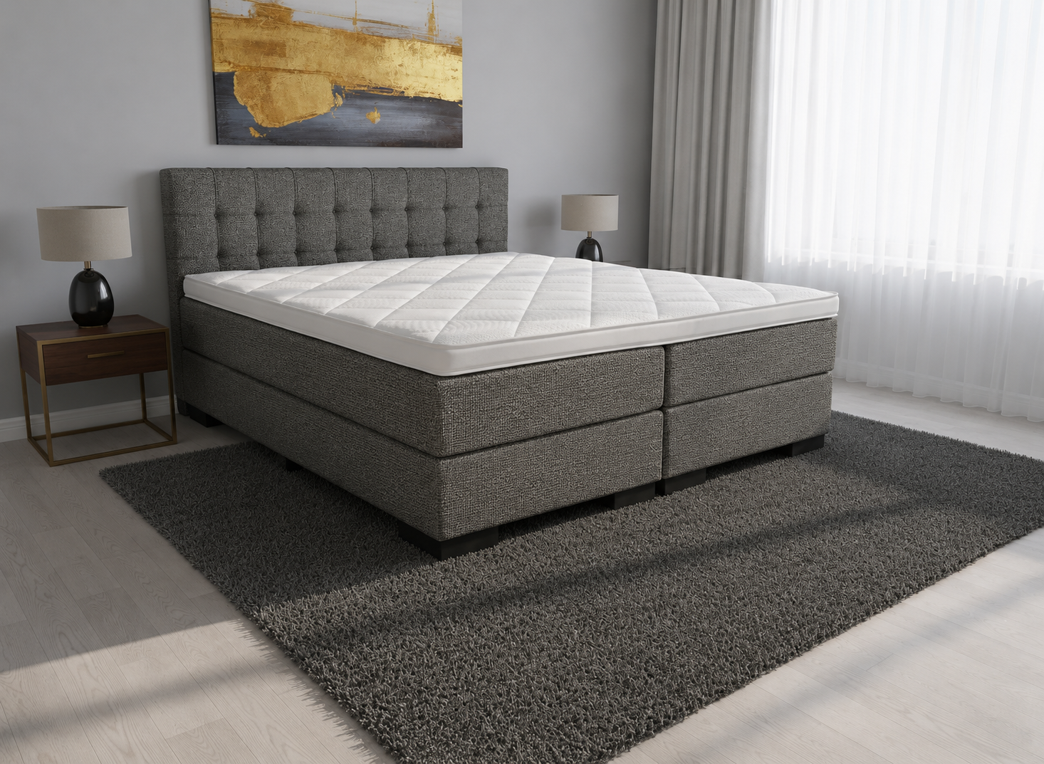 2 persoons boxspring Magnus deluxe - 180cm
